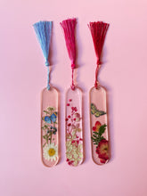 load image into gallery viewer, dried floral bookmark