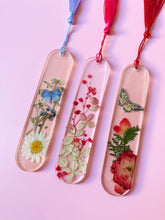 load image into gallery viewer, dried floral bookmark