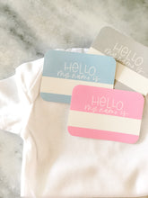 load image into gallery viewer, baby name sticker