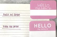 load image into gallery viewer, baby name sticker