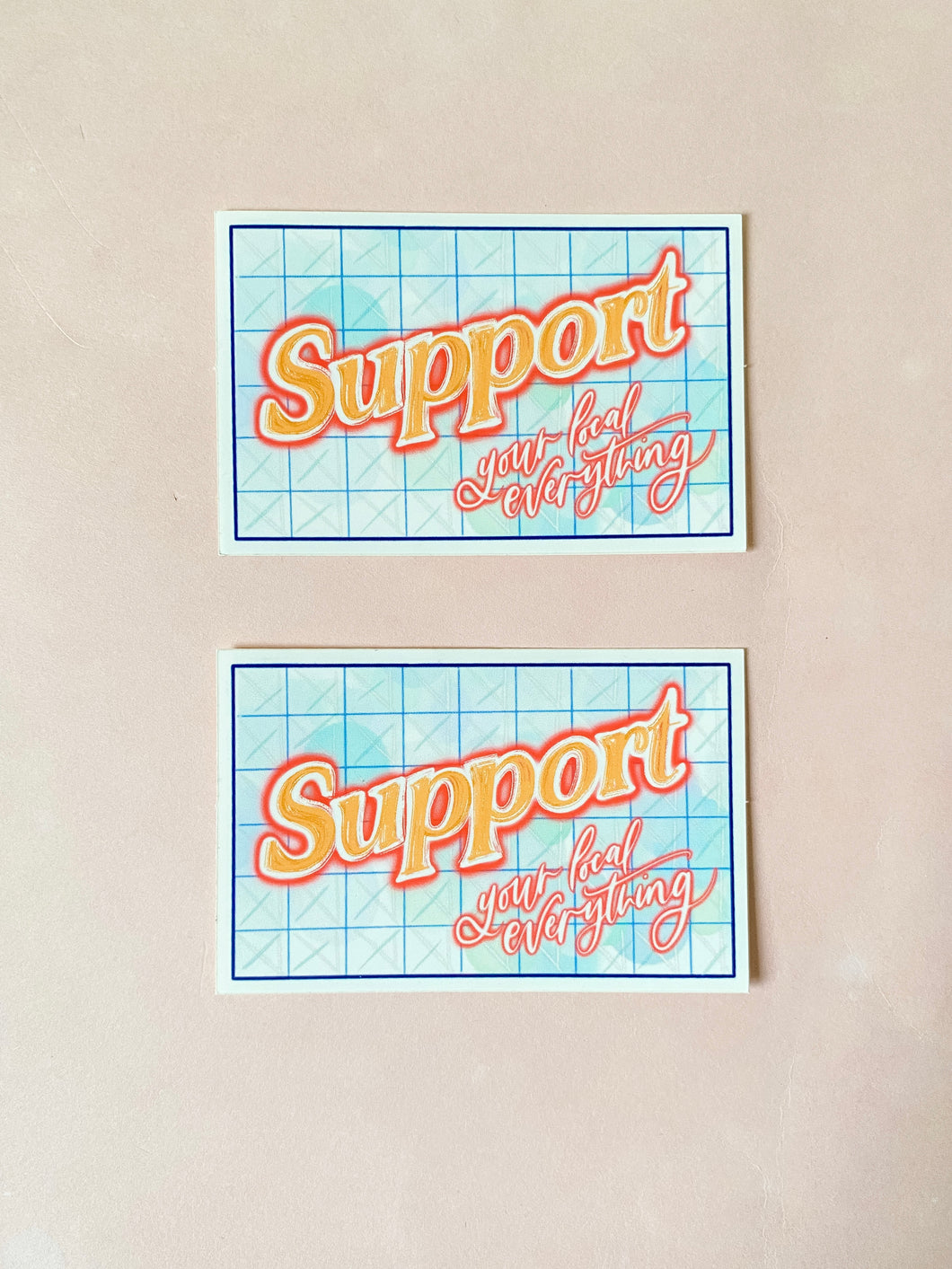 support local sticker