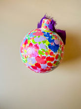 load image into gallery viewer, hand painted ceramic ornament, rainbow round
